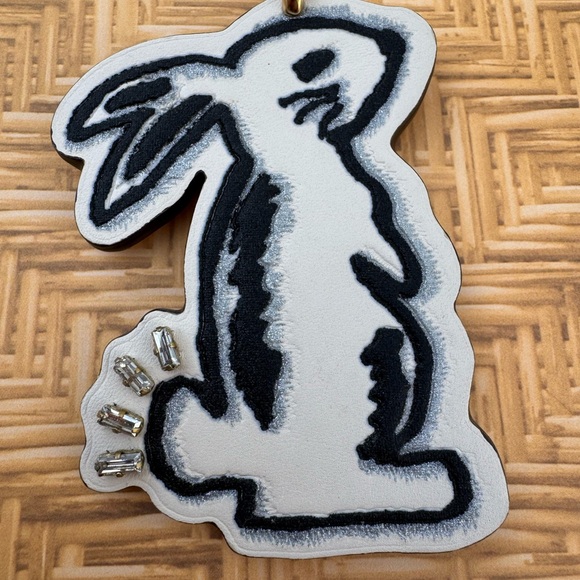 Coach X Selena Gomez Bunny Bag Charm Keychain 39320 - Picture 2 of 9